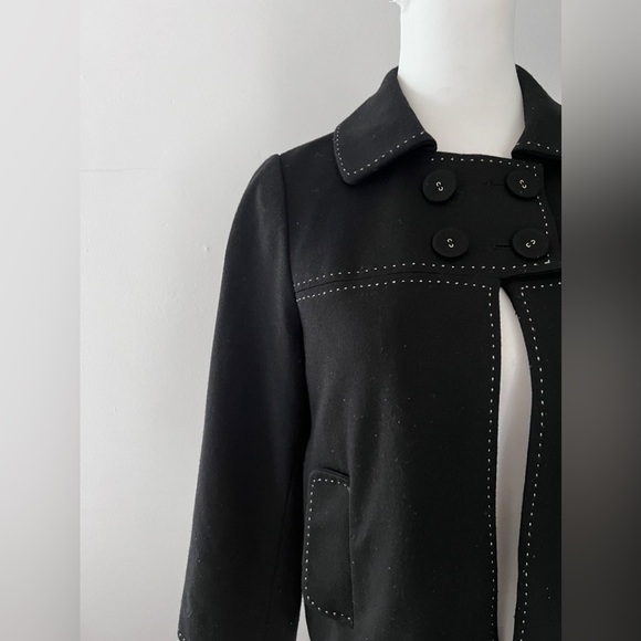 Sandro Sportswear Blazer Women’s Jacket Black Size Small - Picture 2 of 10